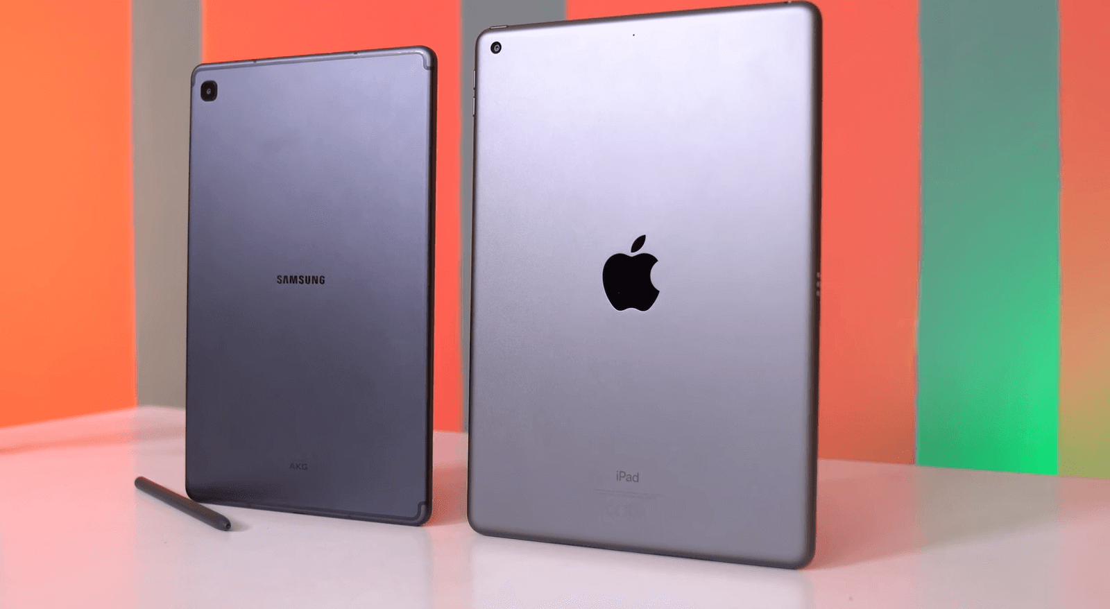 iPad 7th Gen 10.2 inch vs Galaxy Tab S6 Lite Rear