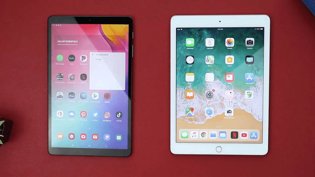 Samsung Galaxy Tab A 10.1 2019 vs Apple iPad Mini 2019 1