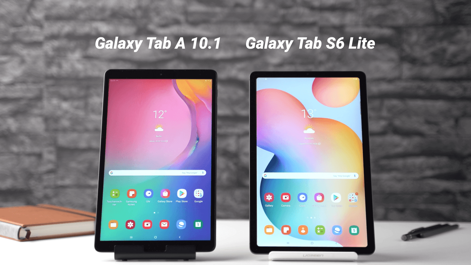 Samsung Galaxy Tab A 10.1 vs Galaxy Tab S6 Lite Front