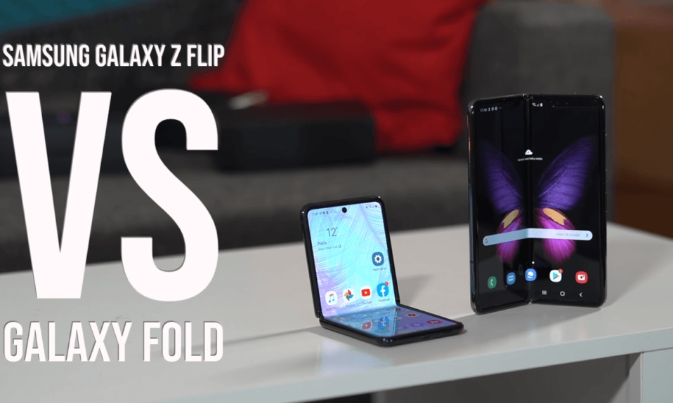 Samsung Galaxy Z Flip vs Galaxy Fold Comparision