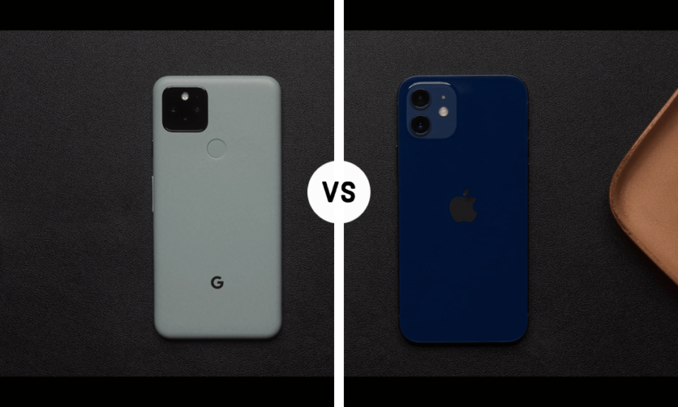 Google Pixel 5 vs iPhone 12 Comparision