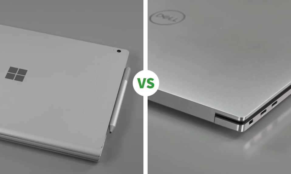 Surface Book 3 vs 2020 Dell XPS 9500