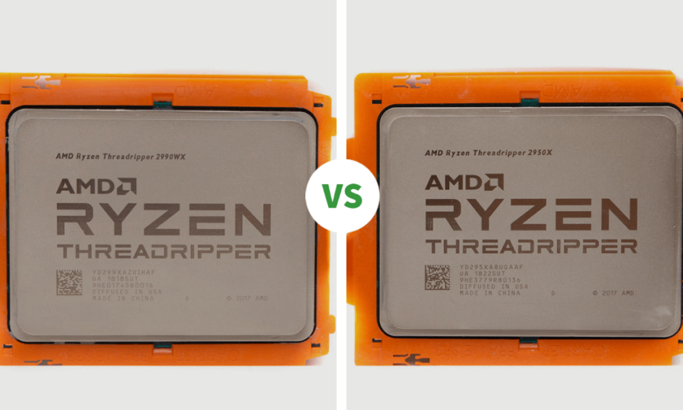 AMD Ryzen Threadripper 2990WX vs AMD Ryzen Threadripper 2950X Comparision