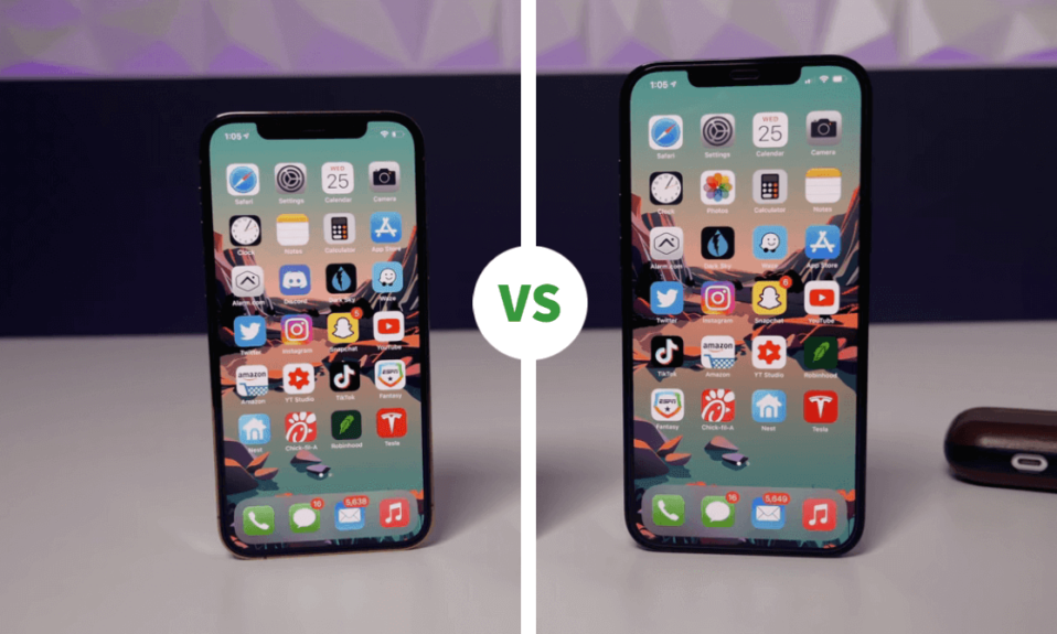 iPhone 12 Pro vs 12 Pro Max Comparision