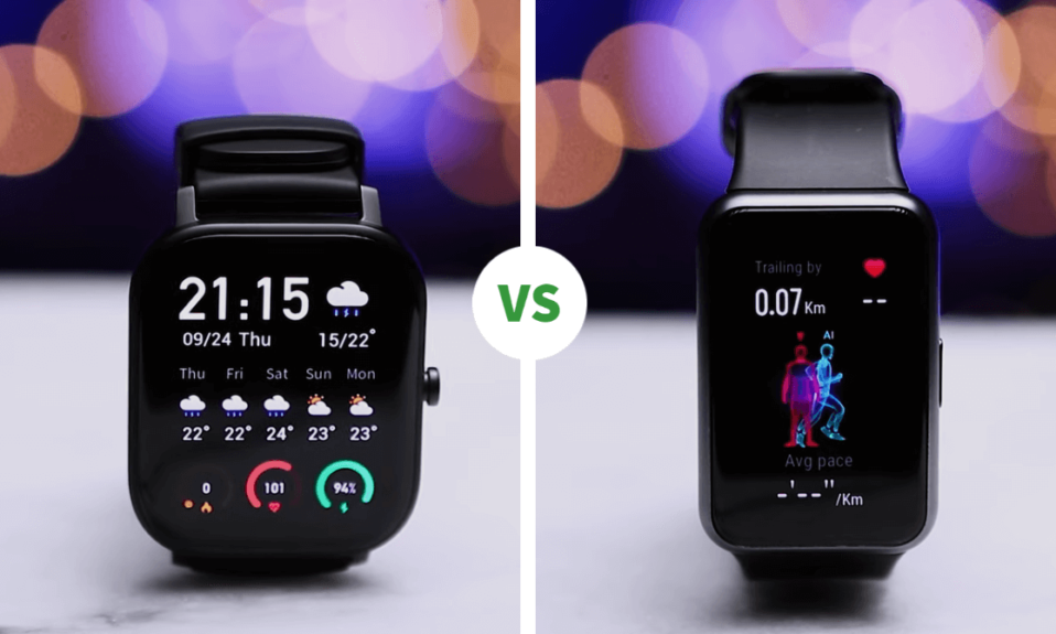 Xiaomi Amazfit GTS VS Huawei Watch Fit