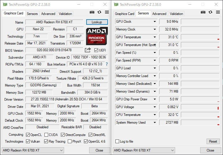 AMD RX 6700 XT Technopower