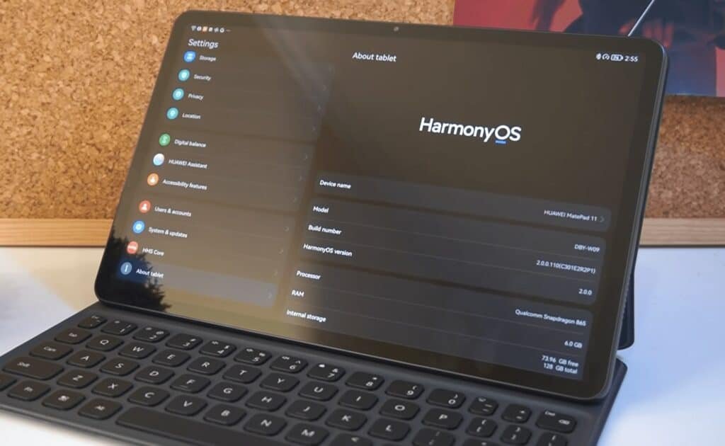 Huawei MatePad 11 Harmony OS