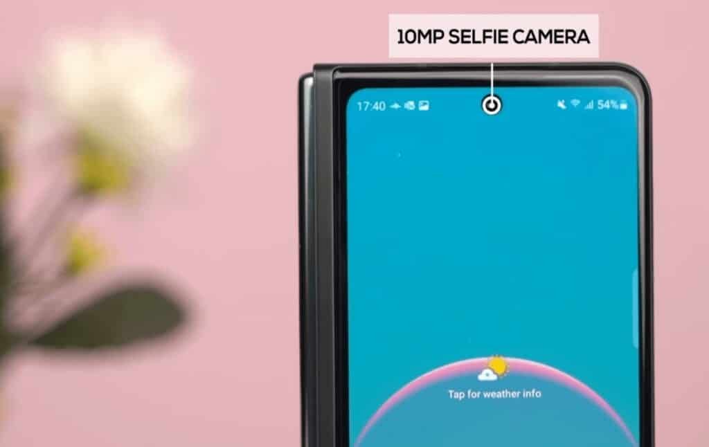 Samsung Galaxy Z Fold 3 5G Selfie Camera