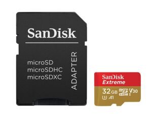 SanDisk Extreme microSD UHS I Class 10 32GB