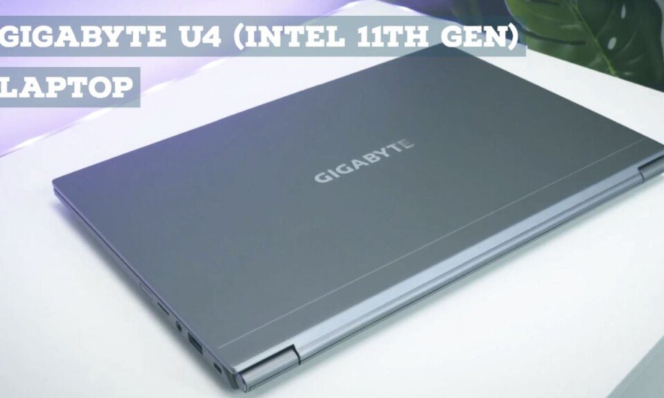 GIGABYTE U4 Intel 11th Gen Lightweight Laptop Review 7