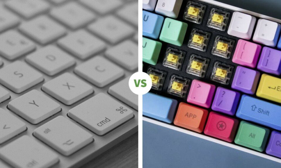 Membrane Keyboard vs Mechanical Keyboard 1