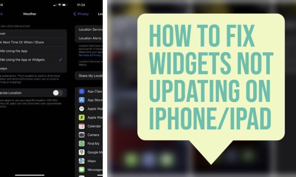 How to Fix Widgets Not Updating On iPhone