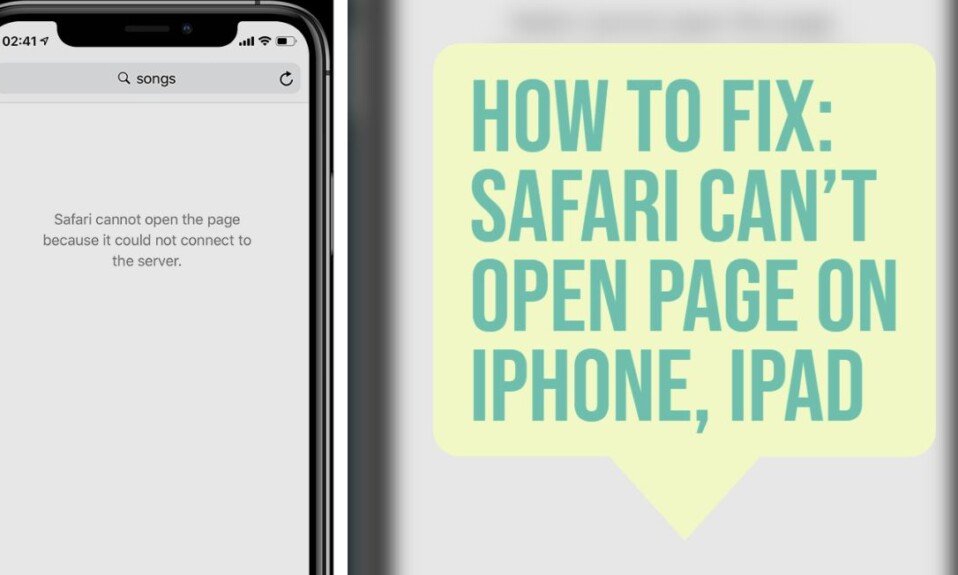 Safari Cant Open Page On iPhone iPad