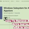 How To Remove Android Apps Installed Via WSA In Windows 11