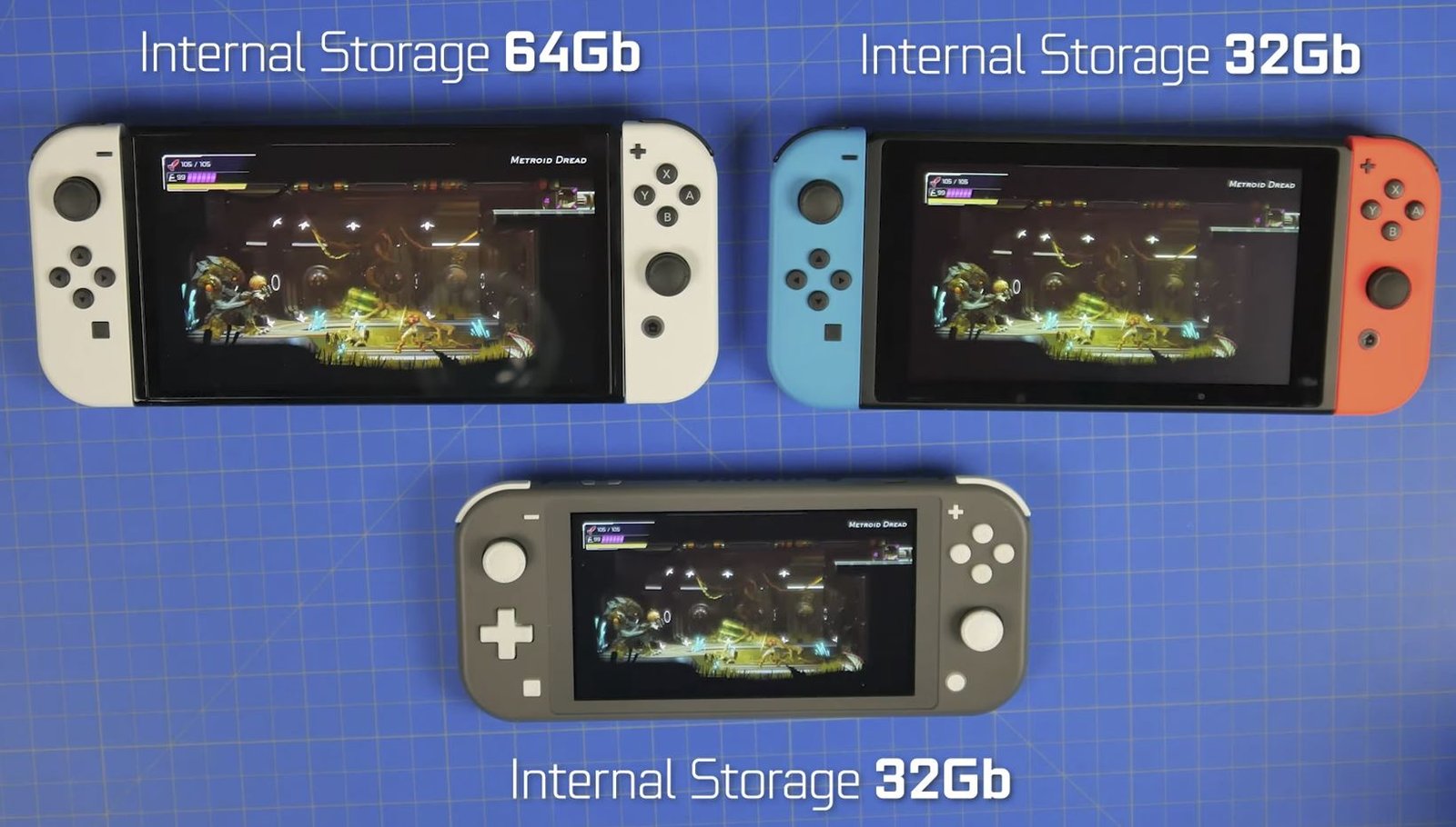 Nintendo Switch Lite vs Switch vs Switch OLED 3