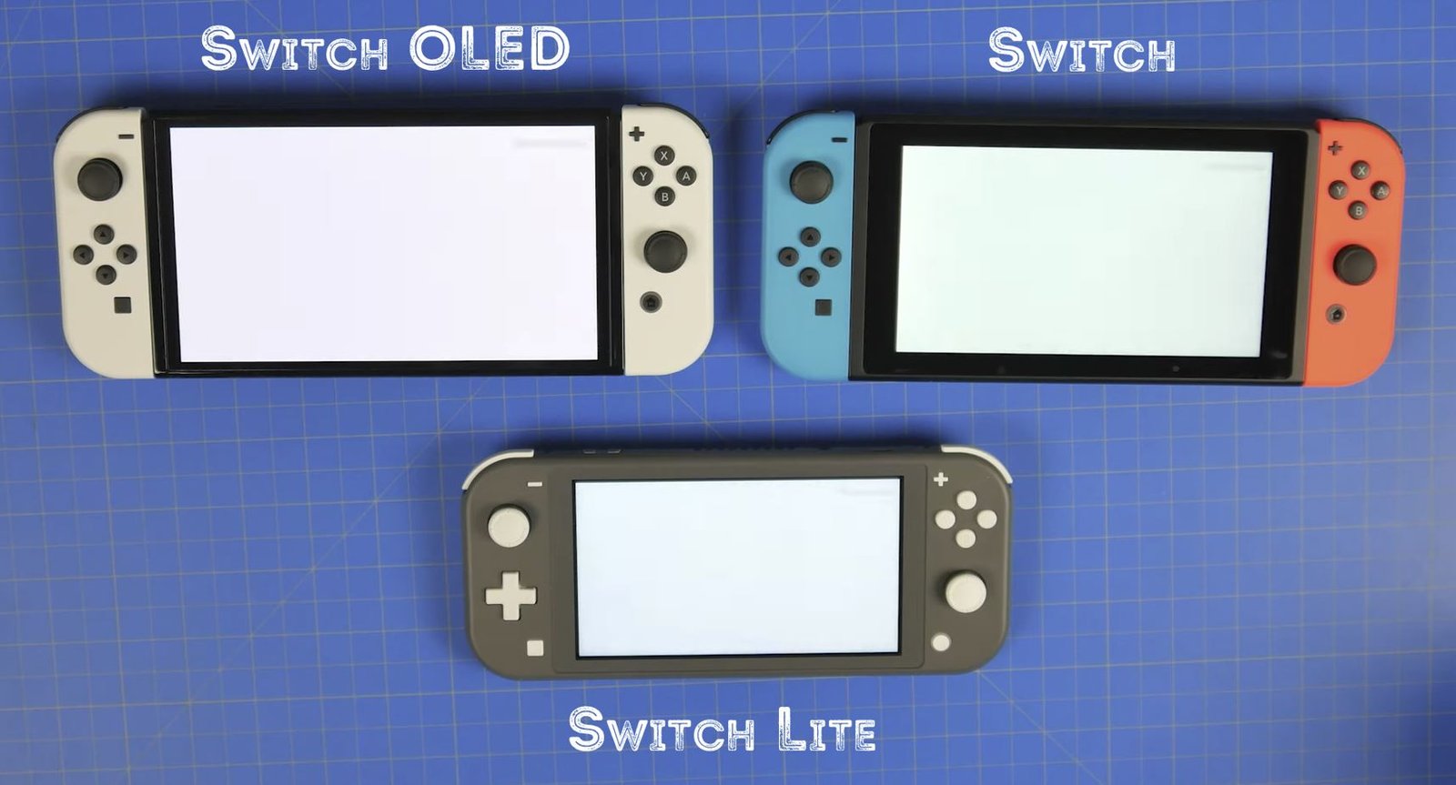 Nintendo Switch Lite vs Switch vs Switch OLED 6