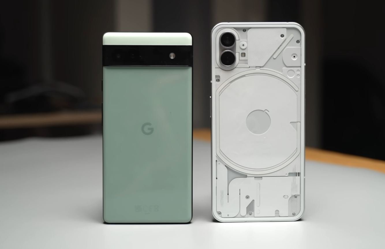 Google Pixel 6a vs Nothing phone 7