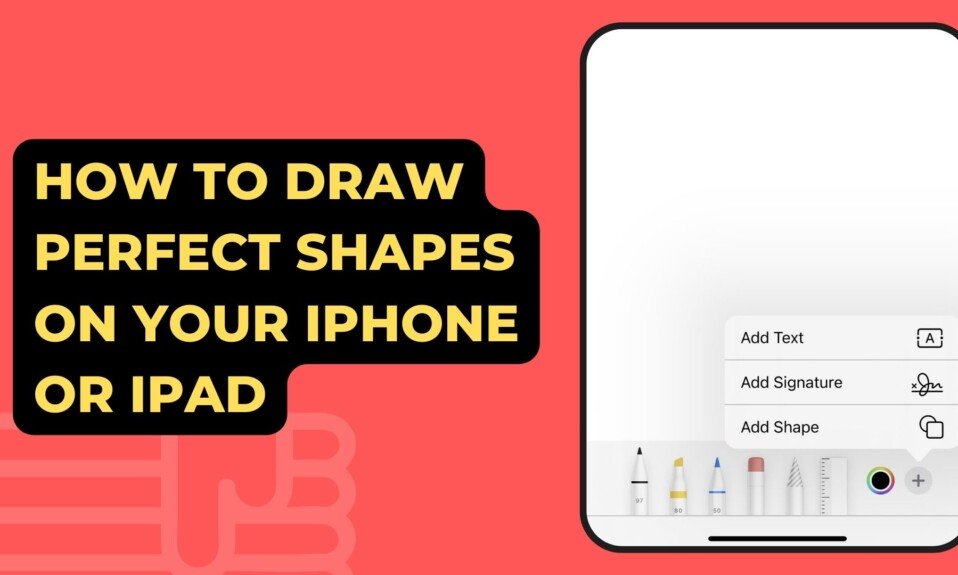 How To Draw Perfect Shapes On Your iPhone Or iPad