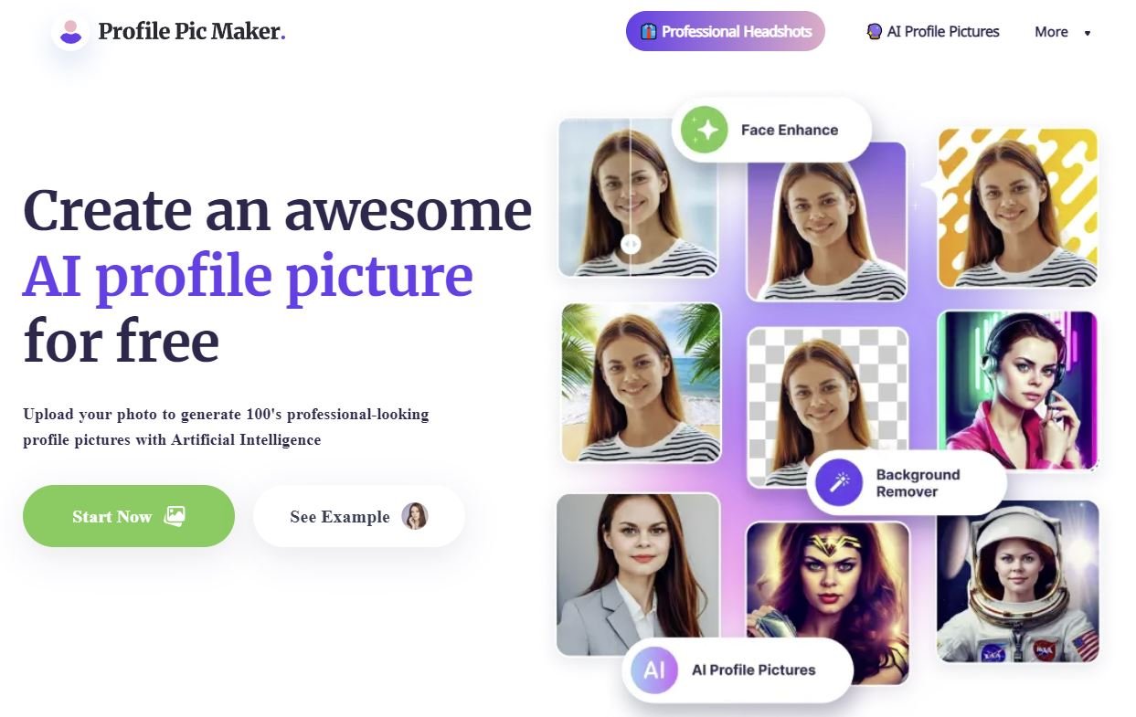 Profilepicmaker enables the creation of optimized profile photos for social media platforms