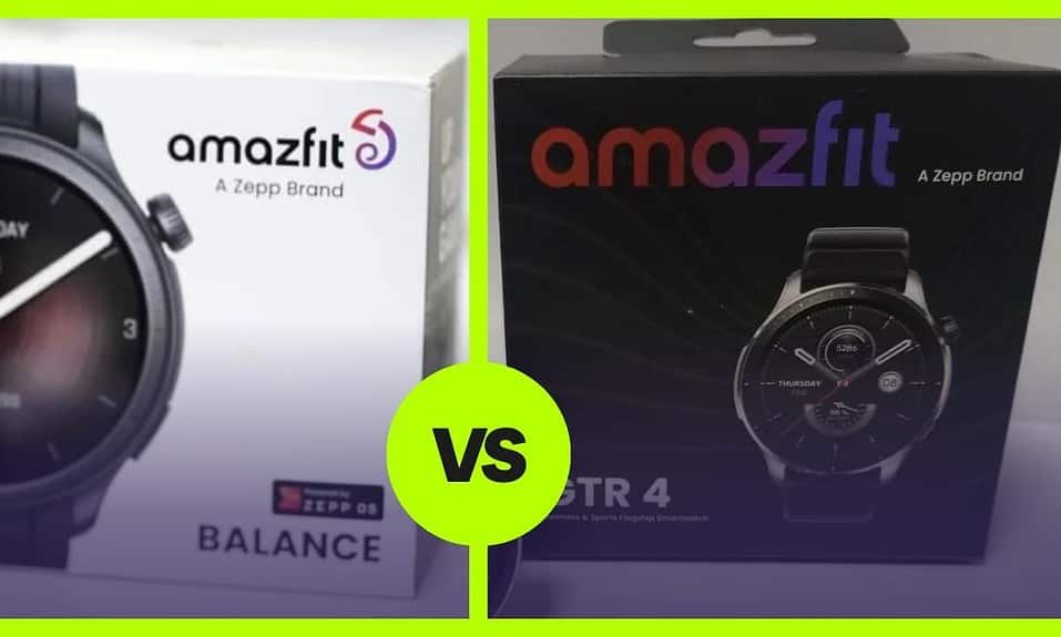 Amazfit Balance vs Amazfit GTR 4: What Sets Them Apart