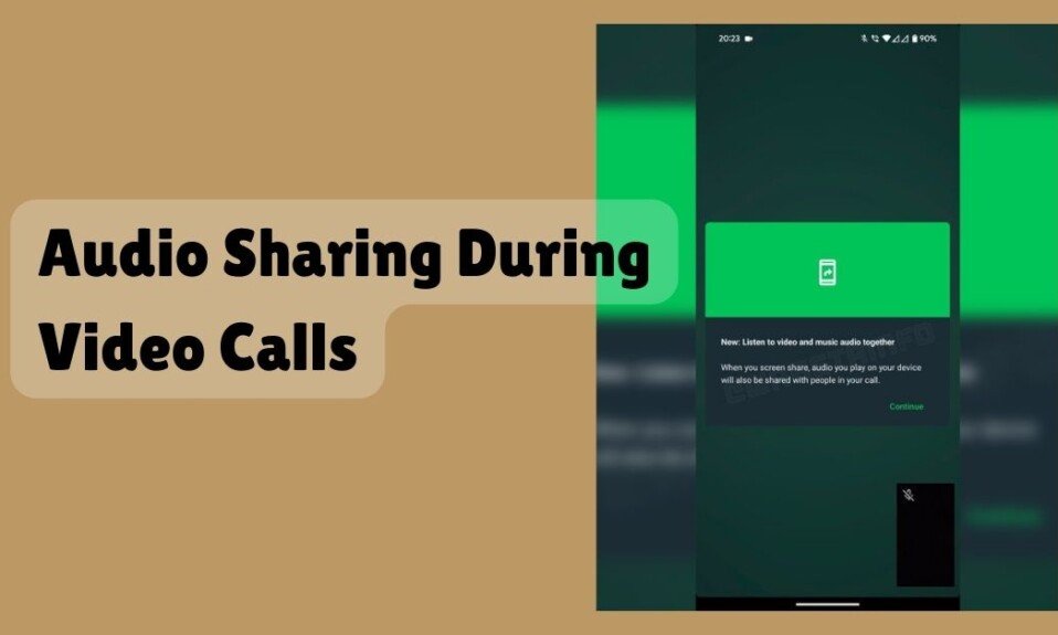 Audio Sharing During Video Calls