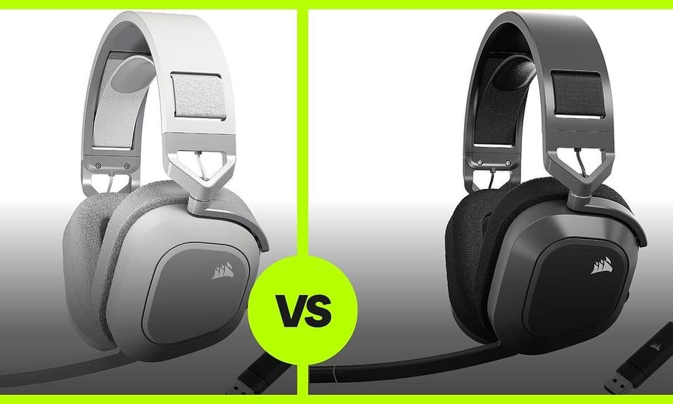 Corsair HS80 Max Wireless vs HS80 RGB Wireless Headsets: Spot The Difference